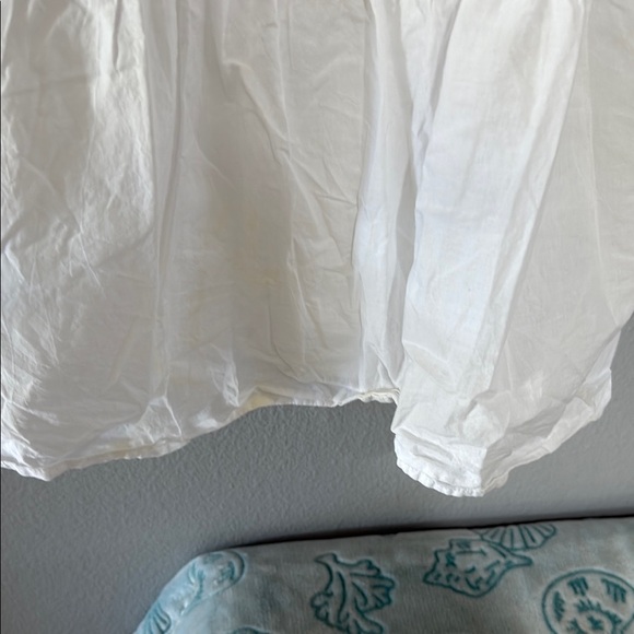 Peter Som collective White Midi Dress prairie cotton dress Sz 12 - Picture 7 of 16